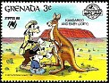Grenada 1988 Walt Disney 3 ¢ Multicolor Scott 1640. Grenada 1988 Scott 1640 Disney. Subida por susofe